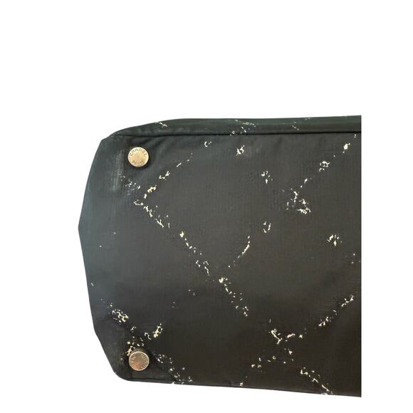 Chanel Travel Ligne Tote* Black Nylon Tote*Rare style*Red interior*Hologram*COA - Picture 7 of 10